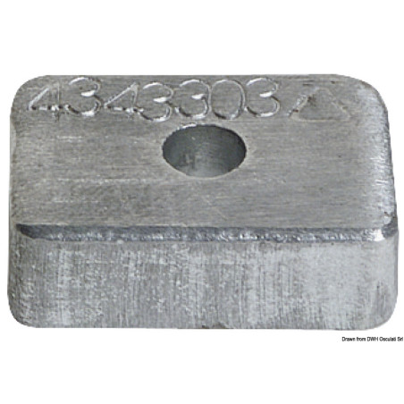 Anode pour Mercury 4/5/6 HP