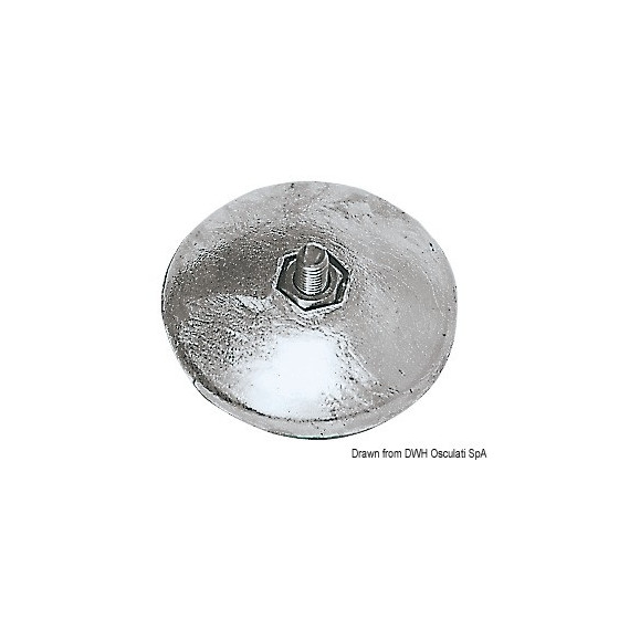 Anodes à rose standard pour gouvernails 