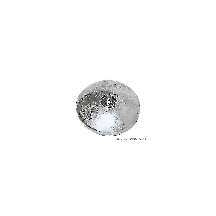 Anodes à rose standard pour gouvernails 