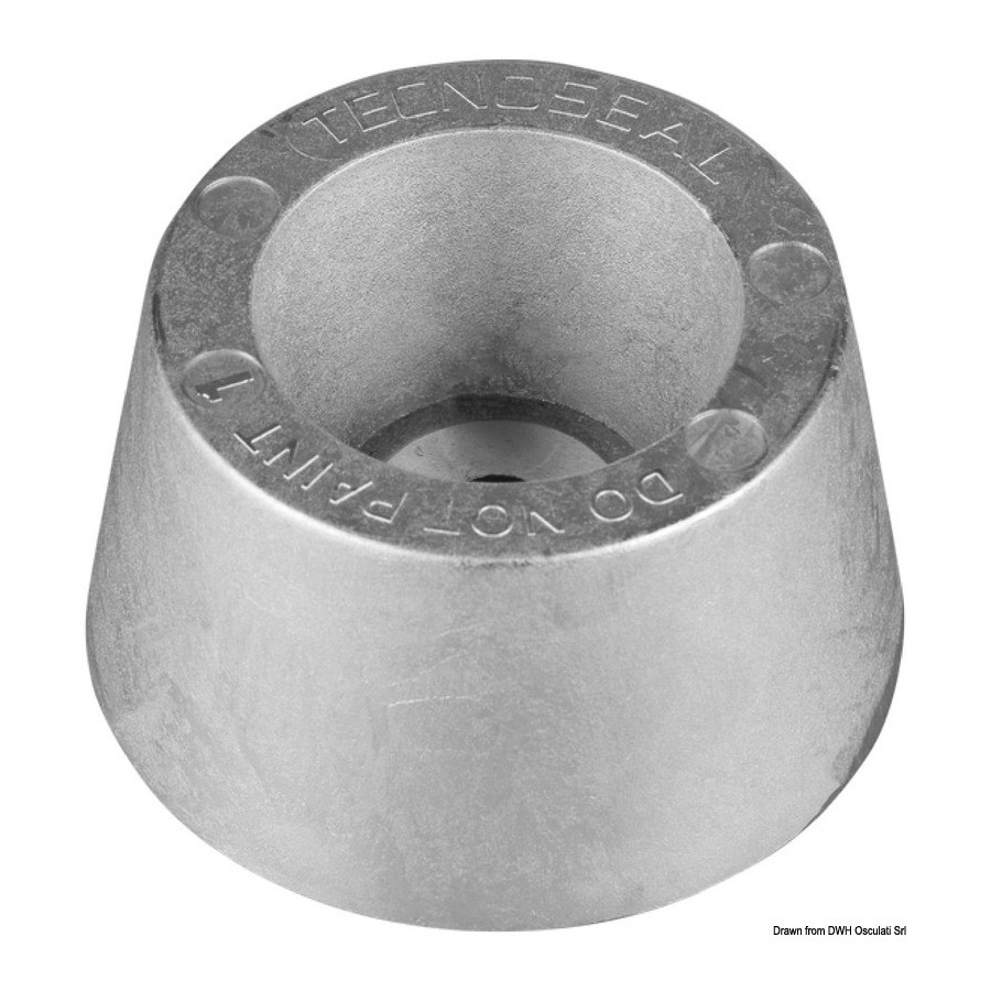 Anode circulaire à fixer avec un seul boulon 