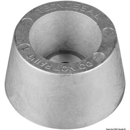 Anode circulaire à fixer avec un seul boulon