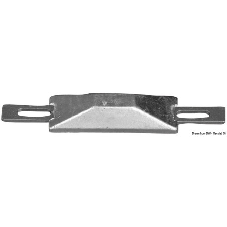 Anodes rectangulaires avec encoche