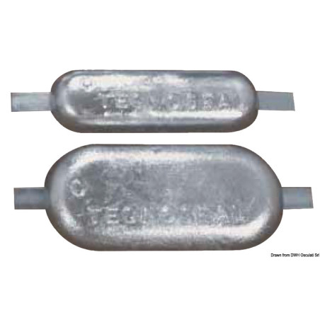 Anodes rectangulaires avec encoche