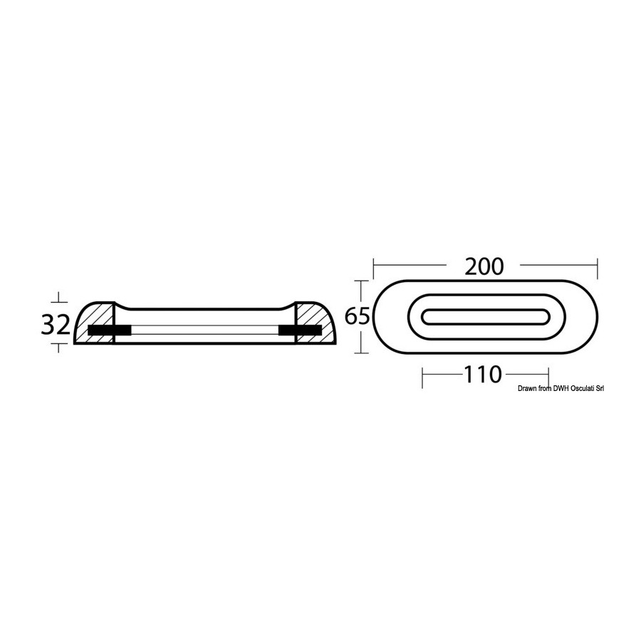 Anodes à boulonner 