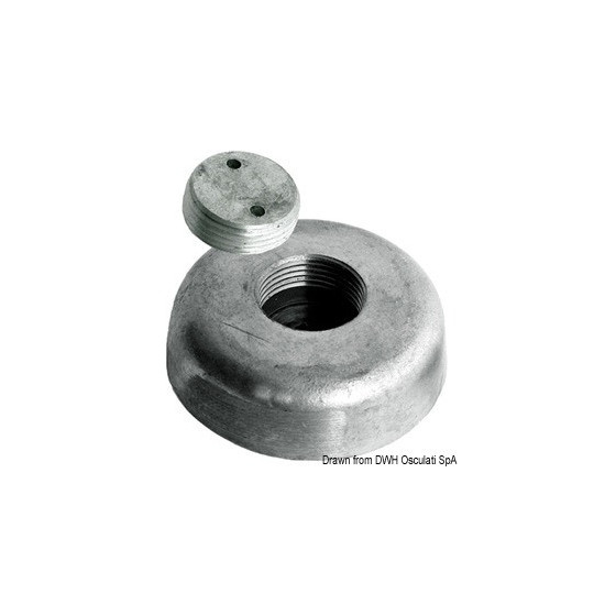 Anode avec fixation escamotable 