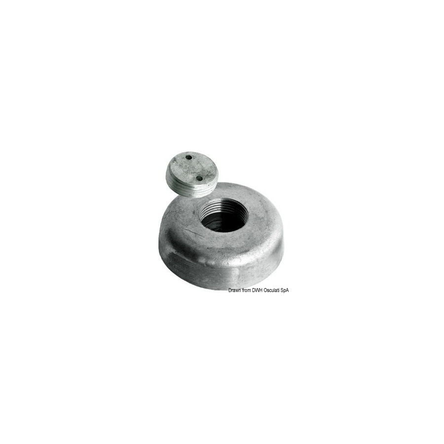 Anode avec fixation escamotable 