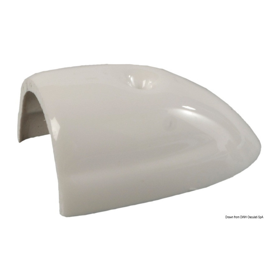 Profils en plastique rigide en « duralene » avec jonc en PVC flexible Variante ou Accessoires Réduit:ABS blanc 30 mm *44.030.01*