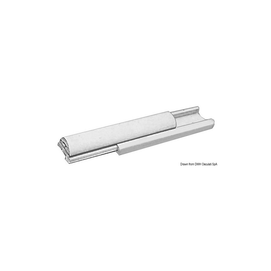 Profils en plastique rigide en « duralene » avec jonc en PVC flexible 