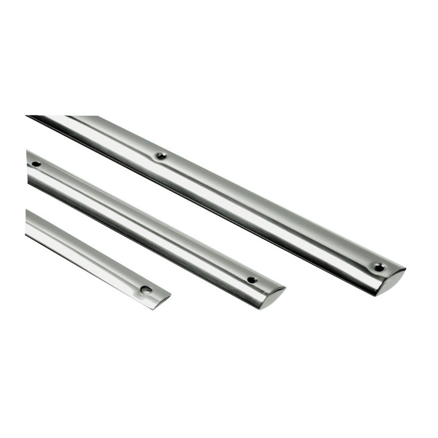 Jonc demi-rond en inox AISI 316 poli miroir 