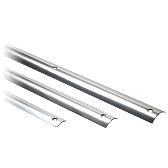 Profilés défenses en inox poli miroir et protégé 