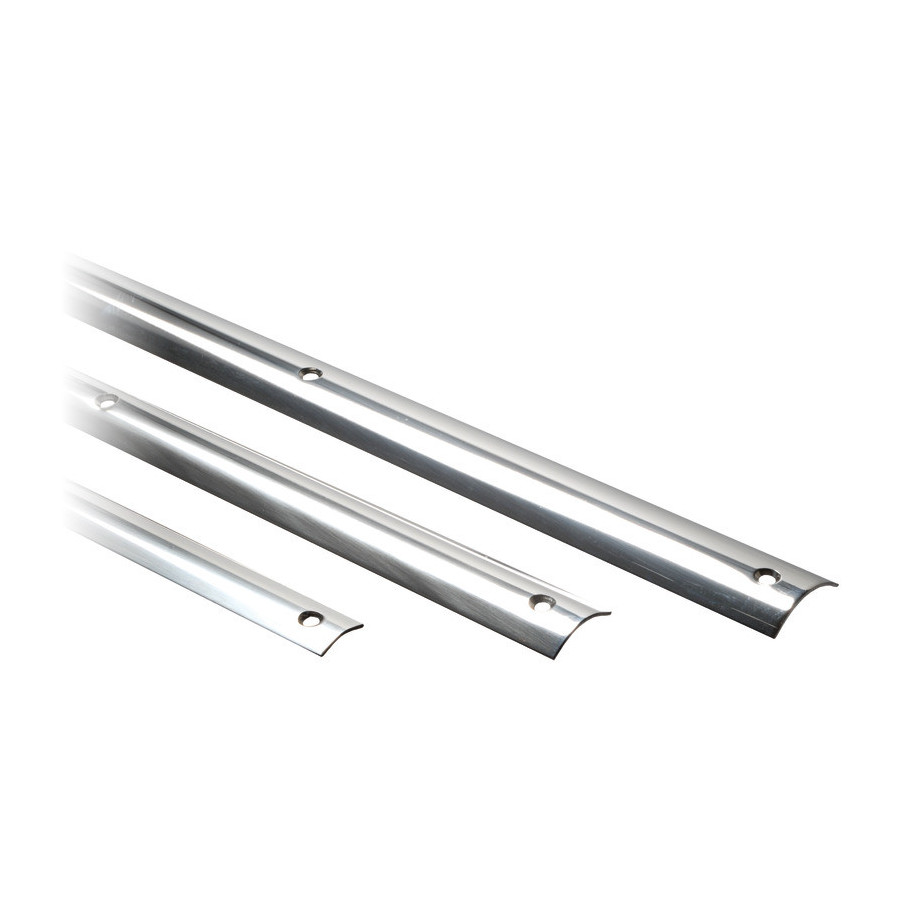 Profilés défenses en inox poli miroir et protégé 