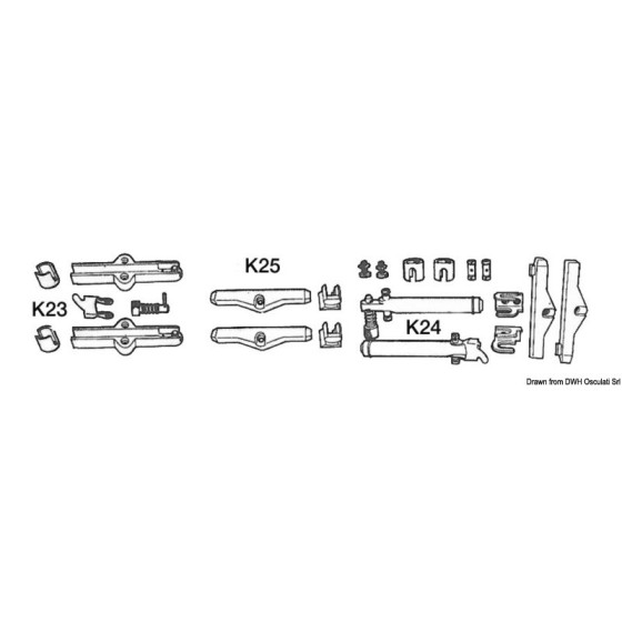 Kit pour adapter les câbles K23, K24, K25 