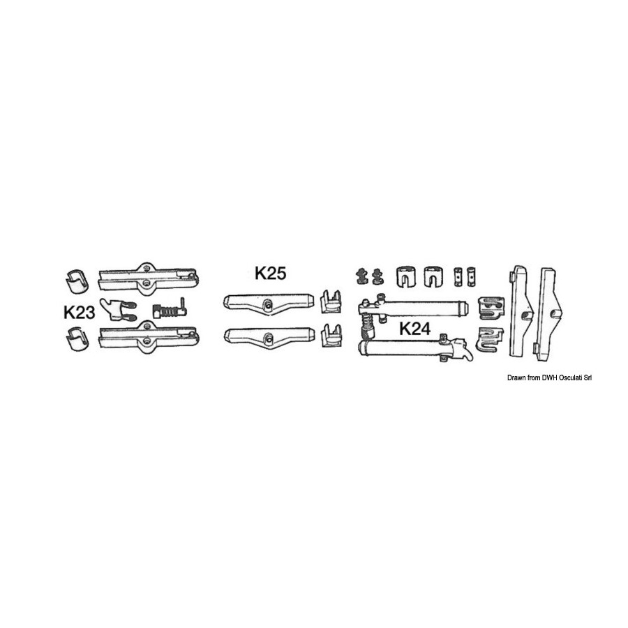 Kit pour adapter les câbles K23, K24, K25 