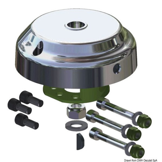 Systèmes de direction rotatifs T91/T93ZT Variante ou Accessoires Réduit:X90 enjoliveur cromé 90° *45.055.06*