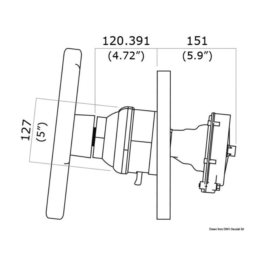 Systèmes de direction rotatifs T101/T103ZT prédisposés pour inclinaison réglable du volant Variante ou Accessoires Réduit:simple