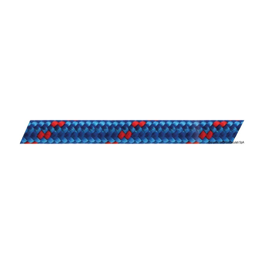 Double tresse à faible étirement en polyester haute résistance 