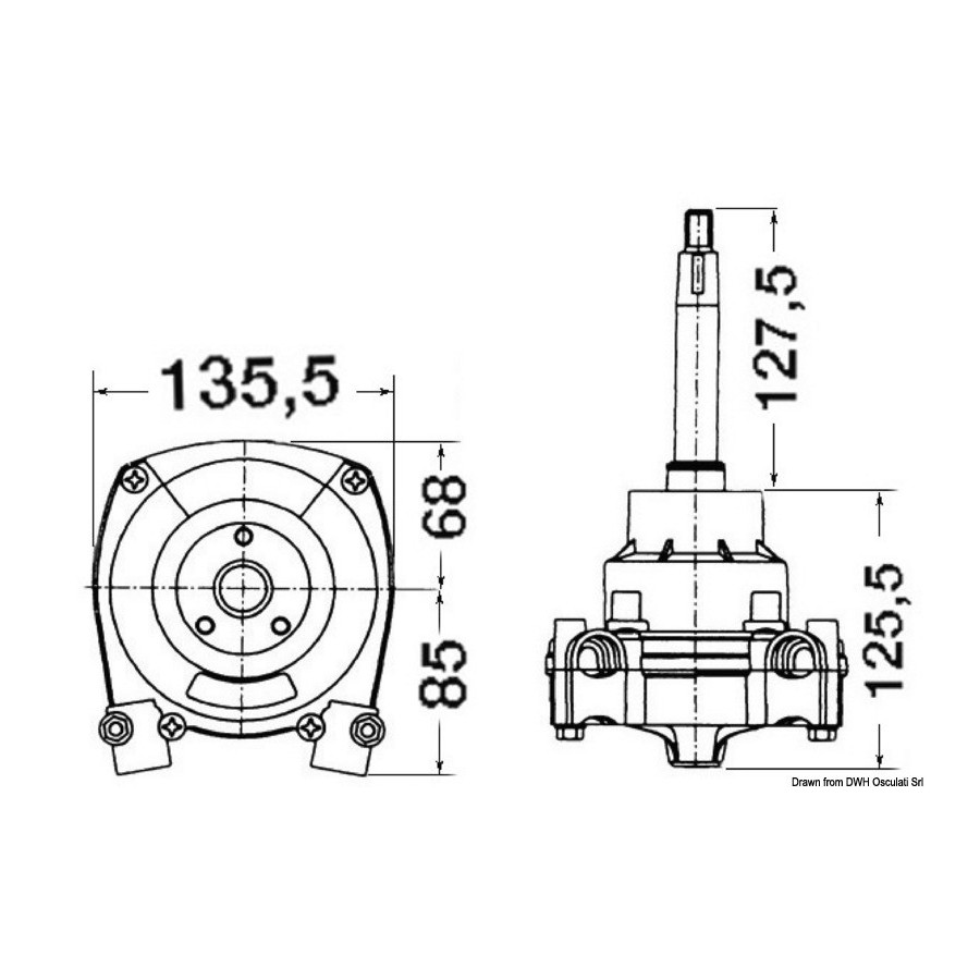 Systeme de direction non reversible T 73 