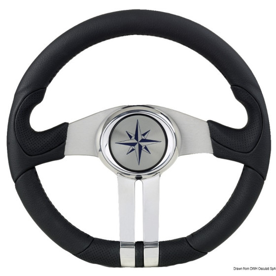 Volants série Baltic Variante ou Accessoires Réduit:noir branches argent/chrome *45.158.30*