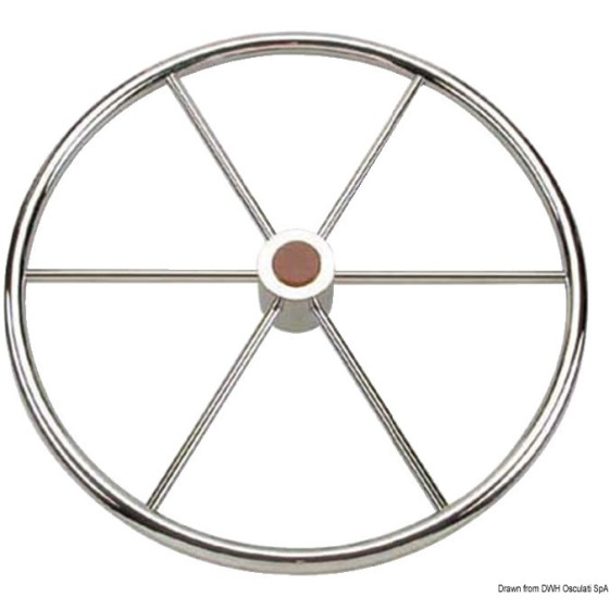 Barres à roue en inox poli miroir 