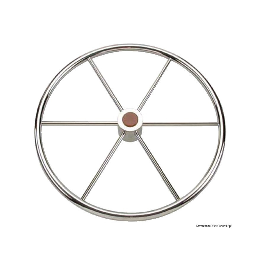 Barres à roue en inox poli miroir 
