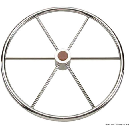 Barres à roue en inox poli miroir