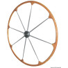 Barres à roue avec couronne en teck