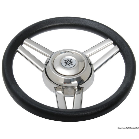 Volant Magnifico avec branches ovalisées Variante ou Accessoires Réduit:3 branches Ø 350 mm noir *45.177.01*