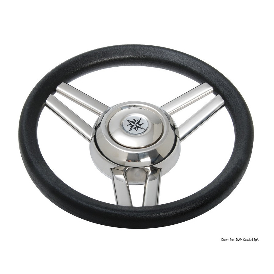 Volant Magnifico avec branches ovalisées Variante ou Accessoires Réduit:3 branches Ø 350 mm noir *45.177.01*