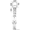 Boîtier double levier bimoteur universel Ultraflex B501