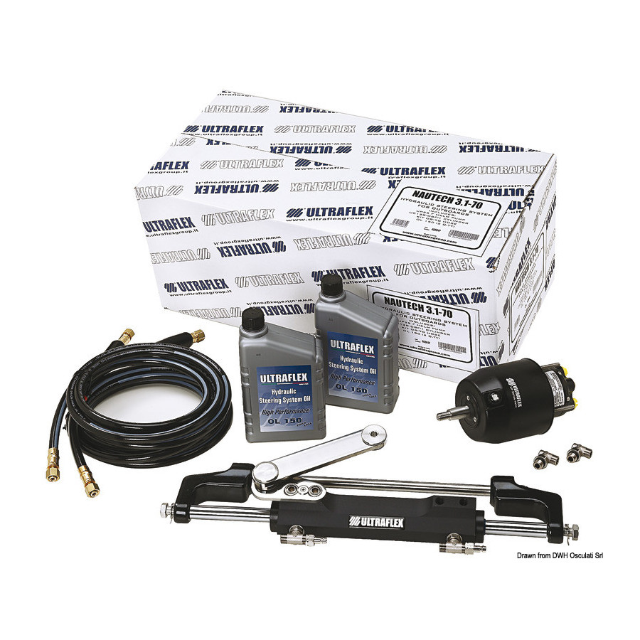 Timonerie NAUTECH max 300 HP en kit 