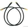 Kit 2 tuyaux renforcés flexibles haute résistance, déjà raccordés pour branchement double cylindre, double moteur