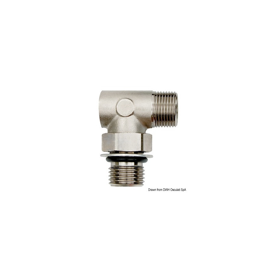 Raccords pour timoneries hydrauliques Variante ou Accessoires Réduit:(AF 90) pour pompes Ultraflex *45.290.22*