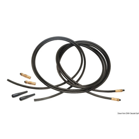 Kit 2 tuyaux flexibles renforcés raccordés à une extrémité