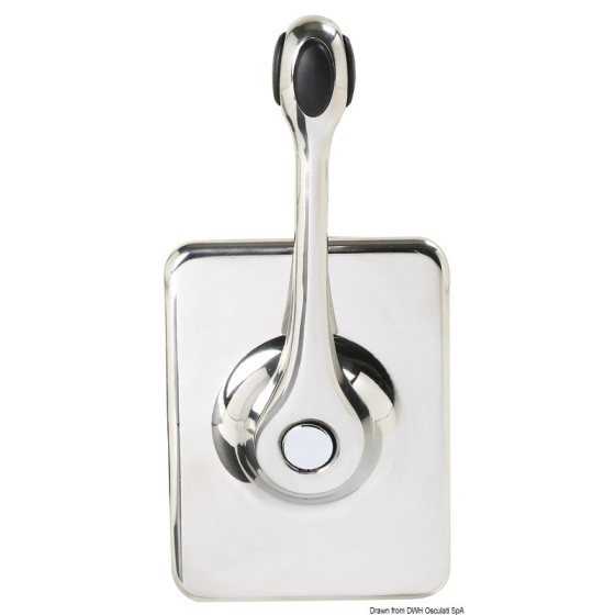 Boîtier mono-levier, fixation à paroi, profil bas Variante ou Accessoires Réduit:mécanique B400 *45.452.20*