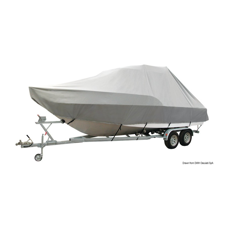 Bâche Jumbo pour embarcations avec cabine de pilotage  / T-Top 