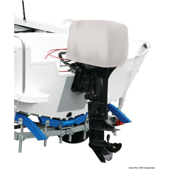Capote de protection hors-bord OCEANSOUTH 2/4 temps Top Quality - Tête moteur 