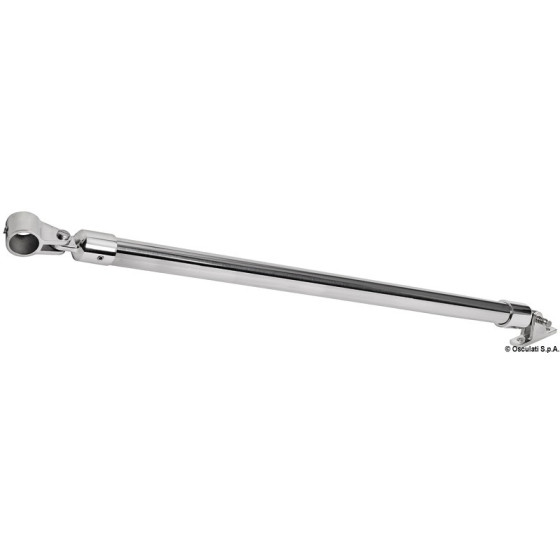Kit bras postérieurs pour support capotes Variante ou Accessoires Réduit:support AISI316 tubes Ø 22 mm *46.657.22*