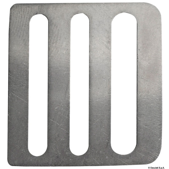 Boucle inox à 3 passages en inox 