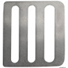 Boucle inox à 3 passages en inox
