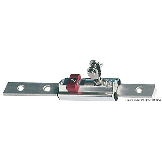 Chariots coulissants pour tauds , pour bateaux de 10 m ou plus Variante ou Accessoires Réduit:fourche p. rail 25x4 mm *46.672.01