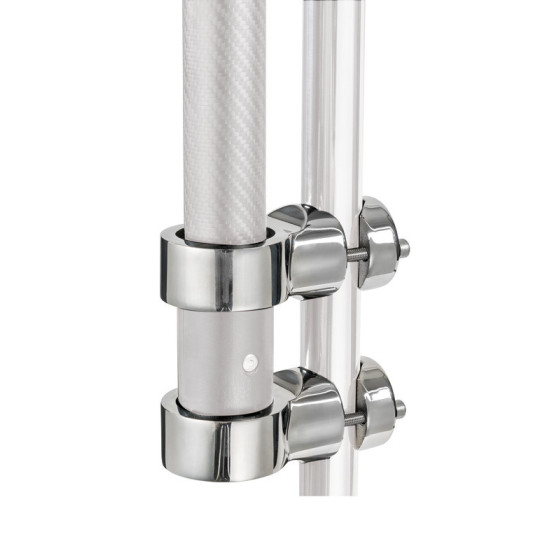 Douille pour fixation sur tuyaux pour poteau en carbone Ø 38 mm 