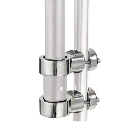 Douille pour fixation sur tuyaux pour poteau en carbone Ø 38 mm