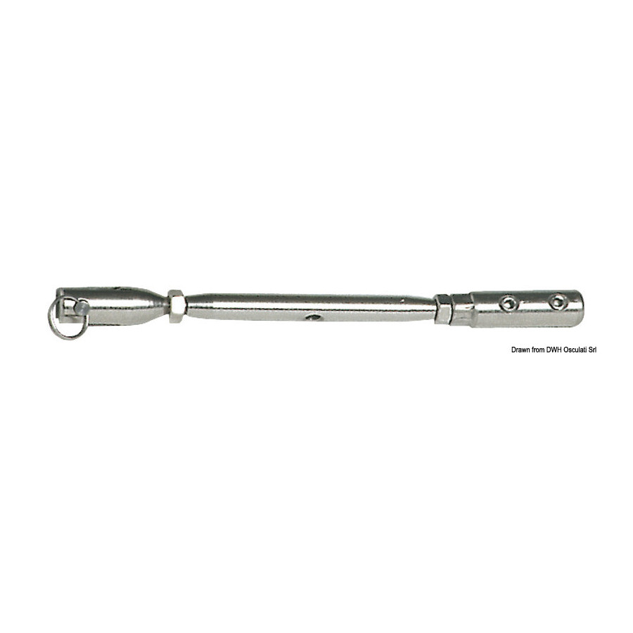 Ridoirs avec embout à six pans en inox incorporé 