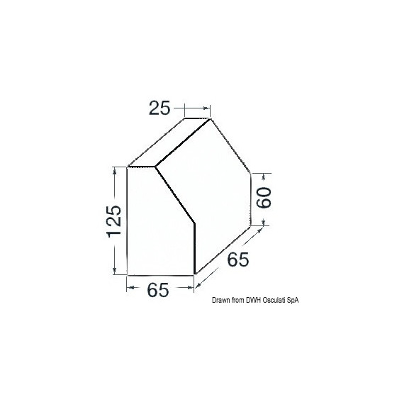 Bâche de tableau de bord pour bateaux à plats-bords bas TESSILMARE Variante ou Accessoires Réduit:de bord Tessilmare petit *46.8