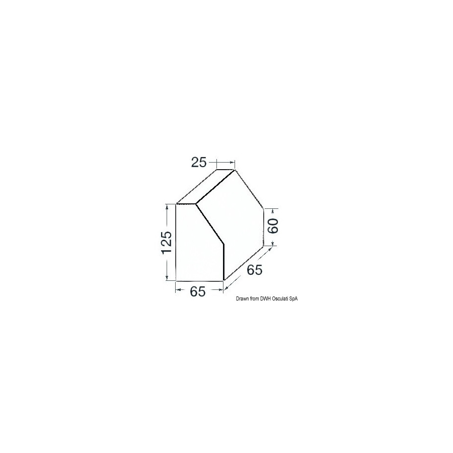 Bâche de tableau de bord pour bateaux à plats-bords bas TESSILMARE Variante ou Accessoires Réduit:de bord Tessilmare petit *46.8