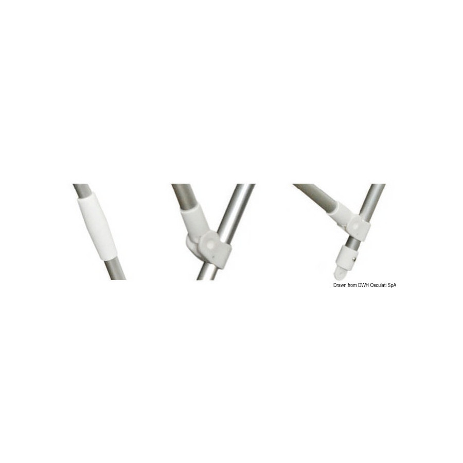 Tauds pliables 3 arceaux haut 