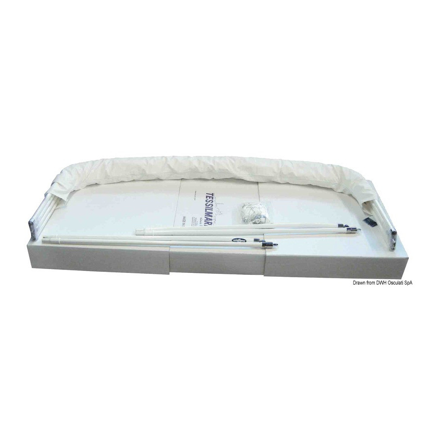 Biminis « Shade Master Fish » spécialement conçus pour bateaux à plat-bord bas à pilotage debout 