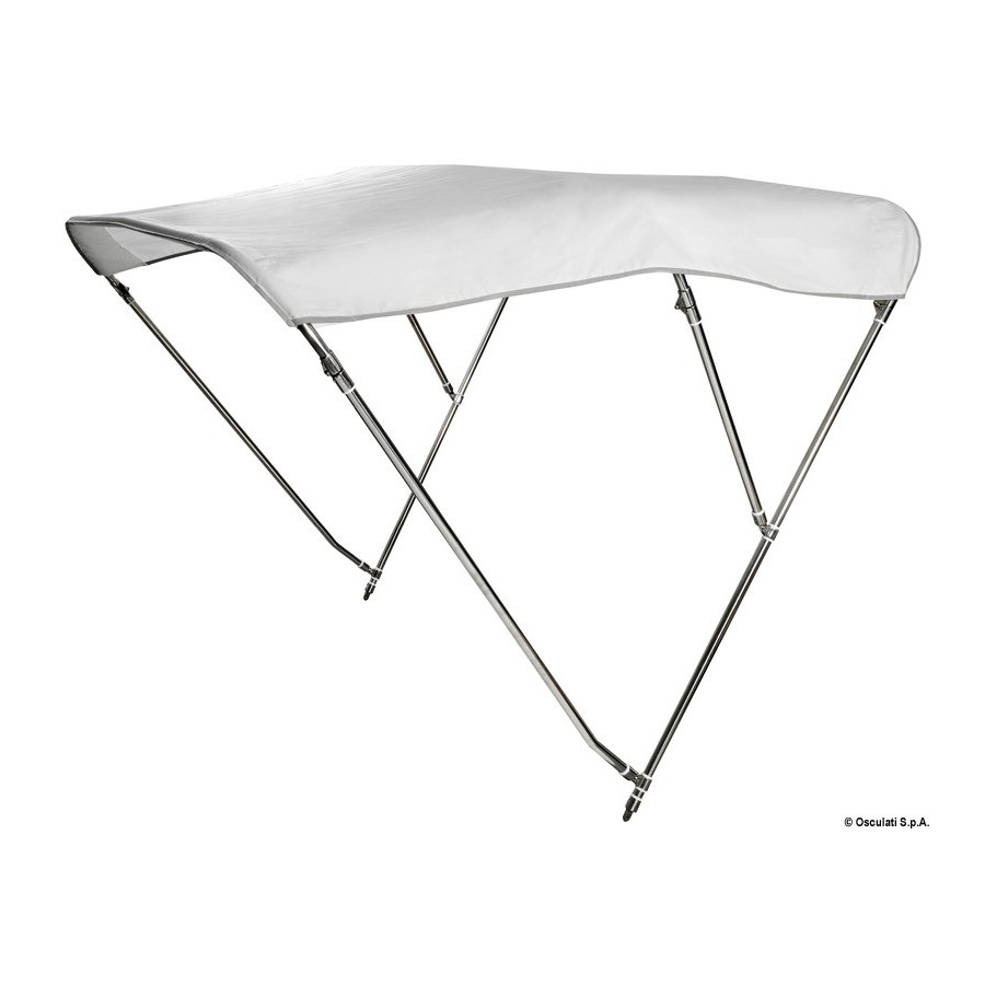 Tauds 3 arceaux haut Variante ou Accessoires Réduit:3 arceaux AISI316 Ø 25mm 170/180cm blanc *46.920.02*