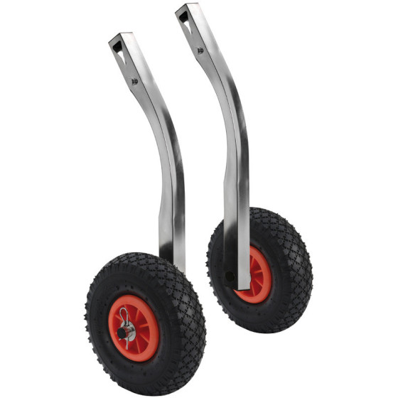 Roues de halage pour annexes - Rabattable et amovible Variante ou Accessoires Réduit:amovibles p. annexes 160 kg *47.368.03*