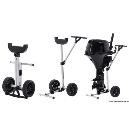 Chariot moteur ODESEA TX-65 avec roues pliables